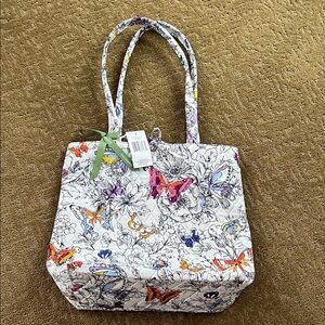 Vera Bradley Butterfly Garden Tote Bag